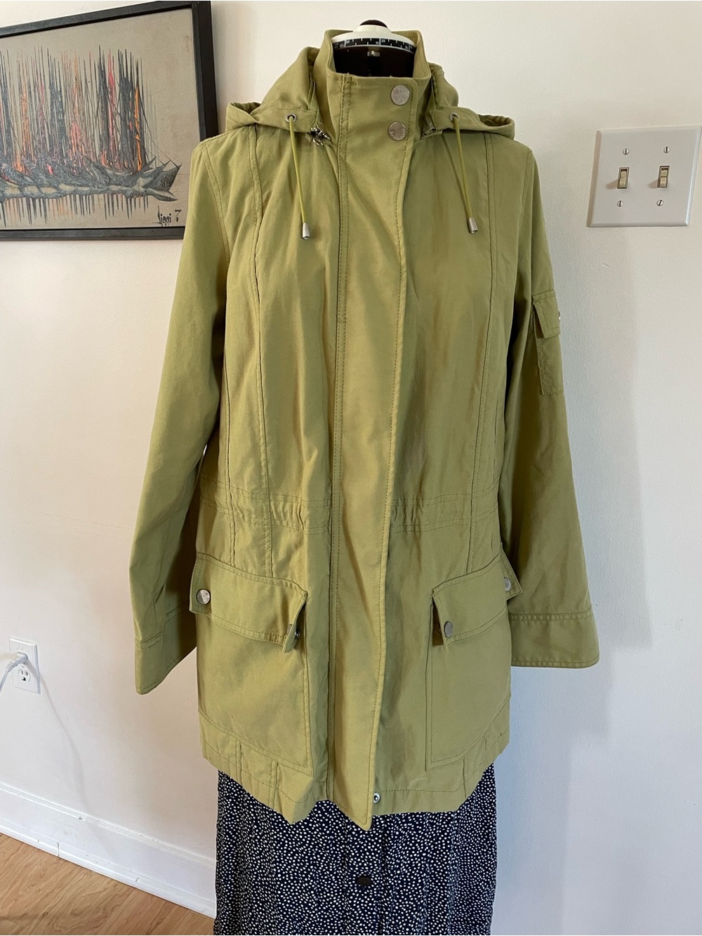 Liz Claiborne Moss Hooded Jacket